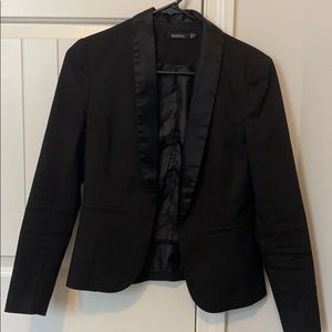 Black tuxedo blazer